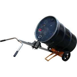 Tilt Back Drum Truck DBT-1000 Polyurethane Wheels 1000 Lb. Capacity