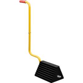 Global Industrial Molded Rubber Wheel Chock With Handle