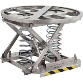 Global Industrial Stainless Steel Spring-Actuated Pallet Carousel And Skid Positioner