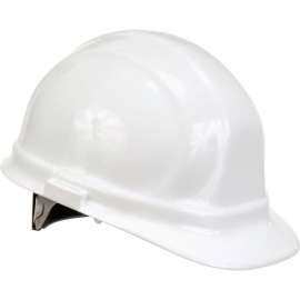ERB 19951 Omega II Hard Hat, 6-Point Ratchet Suspension, White