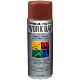 Krylon Industrial Work Day Enamel Paint Brown - A04431007