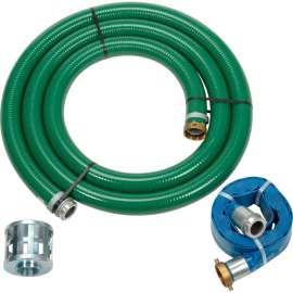 Apache 98128657 2" Trash Pump Hose Kits w/ Aluminum Couplings and Fittings