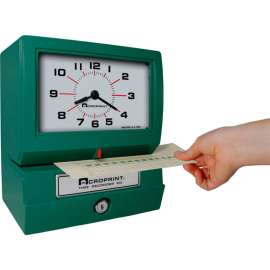 Acroprint 150AR3 Heavy Duty Time Recorder Prints Day, Hour, Minute