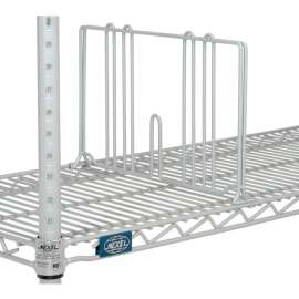 Nexel , Nexelate Silver Epoxy Wire Divider, 14"D x 8"H