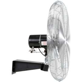 Airmaster 18" Oscillating Wall Mount Fan, 3 Speed, 2600 CFM, 115V, 1/5 HP, Single Phase