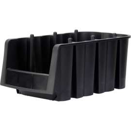 Akro Bins Plastic Economy Bin 30716BLACK - 6-5/8"W x 11-7/8"D x 5"H
