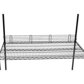 Nexel Black Epoxy Wire Ledge, 42"W x 4"H