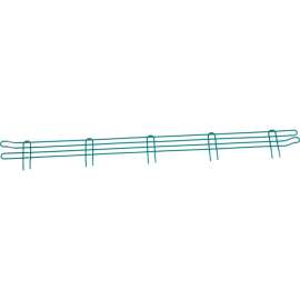 Nexel Poly-Green Wire Ledge, 54"W x 4"H