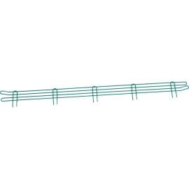 Nexel Poly-Green Wire Ledge, 60"W x 4"H