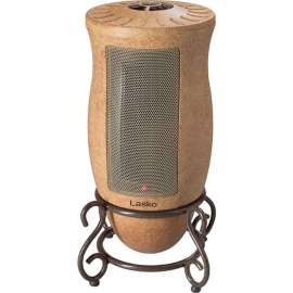 Lasko Designer Series Ceramic Oscillating Heater W/ Electronic Remote, 1500W, Tan
