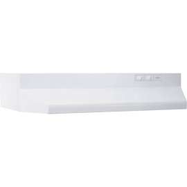 Broan F403001 30 Inch Convertible Range Hood, 160 CFM