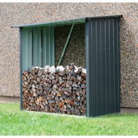 Hanover HANWDSHD-GRY Galvanized Steel Shed, 35"L x 64-1/10"W x 60-3/5"H, Dark Gray
