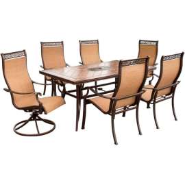Hanover Monaco 7 Piece Outdoor Dining Set
