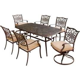 Hanover Traditions 7 Piece Outdoor Dining Set