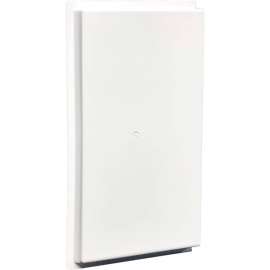 American Louver Square Ceiling Vent Air Diverter, for 2' x 2' T-Grid Diffusers, White