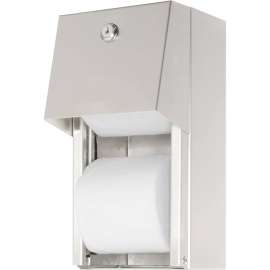 ASI Surface Mounted Dual Roll Toilet Tissue Dispenser - 0030
