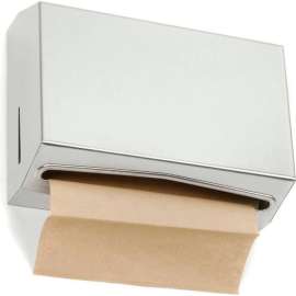 ASI Compact Folded Paper Towel Dispenser, Stainless Steel