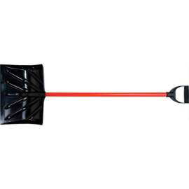 TrueTemper 1673300 16" Poly Blade Combo Snow Shovel W/ Steel D-Grip Handle