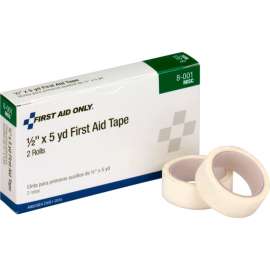 First Aid Only First Aid Tape, 1/2" x 5 Yd, 2/Box