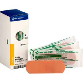 First Aid Only FAE-3002 SmartCompliance Refill 1" X 3" Adhesive Bandages, Plastic, 25/Box