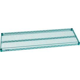 Nexel S2454G Poly-Green Epoxy Wire Shelf 54"W x 24"D