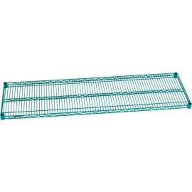 Nexel S2460G Poly-Green Epoxy Wire Shelf 60"W x 24"D