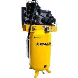 EMAX ESP05V080I1, 5 HP, Two-Stage Compressor, 80 Gallon, Vertical, 175 PSI, 19 CFM, 1-Phase 208-230V