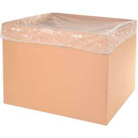 Global Industrial Elastic Gaylord & Tote Bin Cover, 4 Mil, 65"Lx65"W