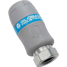 Global Industrial Standard Quick Coupling, Industrial Interchange, 3/8" FNPT