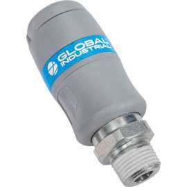 Global Industrial Standard Quick Coupling, Industrial Interchange, 1/4" MNPT