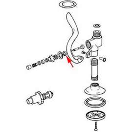 Allpoints 1111144 Washer, Seat, Push Button, Gray For T&S Brass & Bronze Works