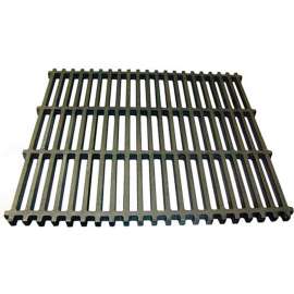 Allpoints 24-1120 21" x 17" Cast Iron Bottom Broiler Grate