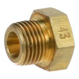 Allpoints 26-3907 Burner Orifice; #43; Natural Gas; 1/8" MPT Thread