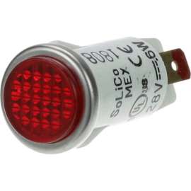Allpoints 2881077 Light, Indicator, Red, 28V, .6W For Accu-Temp