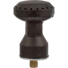 Allpoints 24-1002 3" Cast Iron Mushroom Burner (NAT/LP) - 5,000 BTU
