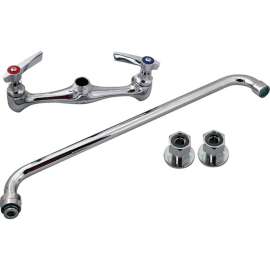 Allpoints 561547 Wall Mount Faucet - Economy, W/16" Spout
