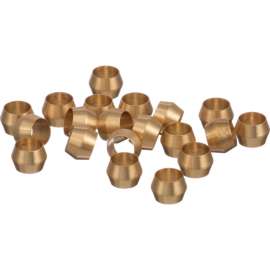Allpoints 263650 Ferrule, Brass - 1/4"(20/Pkg)