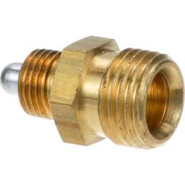 Allpoints 26-1678 Pilot Orifice; 0.010" Hole; Liquid Propane; Size (CCT) 1/4"; 5/16"-32 Thread