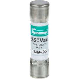 Allpoints 38-1415 13/32" x 1 1/2" Time Delay Fuse with High Inrush Current Protection - 250V, 25A