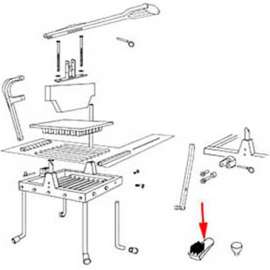 Allpoints 321814 Brush, Lettuce Cutter