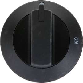 Allpoints 1731139 Knob, Valve, 3" Od, Black For Star Manufacturing