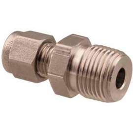 Allpoints 1031166 Connector, Male, 1/4"Od X 3/8Npt For Ultrafryer