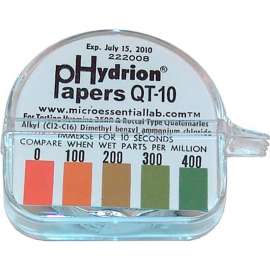 Allpoints 851285 Paper, Test - Qt10 (Hydrion)