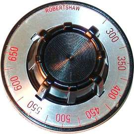 Allpoints 22-1011 2 1/2" Oven Thermostat Dial (300-650)