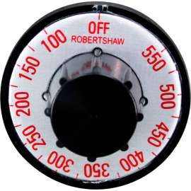 Allpoints 22-1005 2" Broiler Thermostat Dial (Off, 100-550)