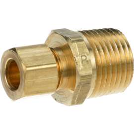 Allpoints 263804 Connector, Male-Brass3/8X1/2