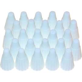 Allpoints 85-1037 High Temperature Small Porcelain Wire Connectors - 25/Pack