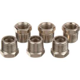 Allpoints 26-3799 1/4" to 3/8" Stuffing Box Adapter - 6/Pack