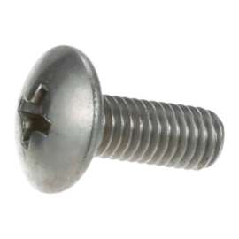 Allpoints 26-1483 Stainless Steel Phillips Truss Head 10-32 x 1/2" Machine Screw - 100/Box