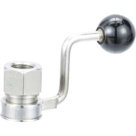 Allpoints 1031038 Disconnect, Hose, Fem, W/ Knob For Ultrafryer